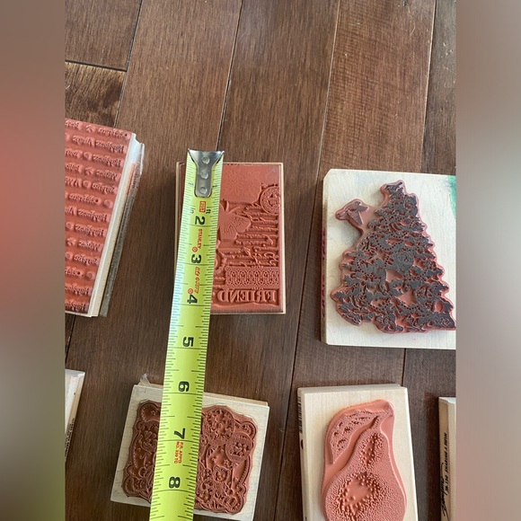 Assorted Wood mount Rubber Stamps. Crafting stamps New & Used - Picture 11 of 14